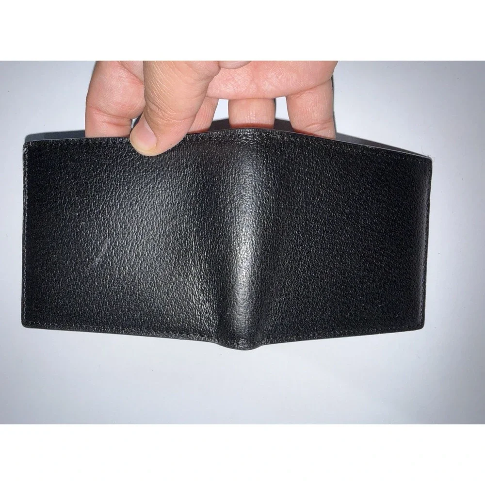 Jack spade New York Barrow Leather Wallet In Admiral Black‎ Bi-Fold L